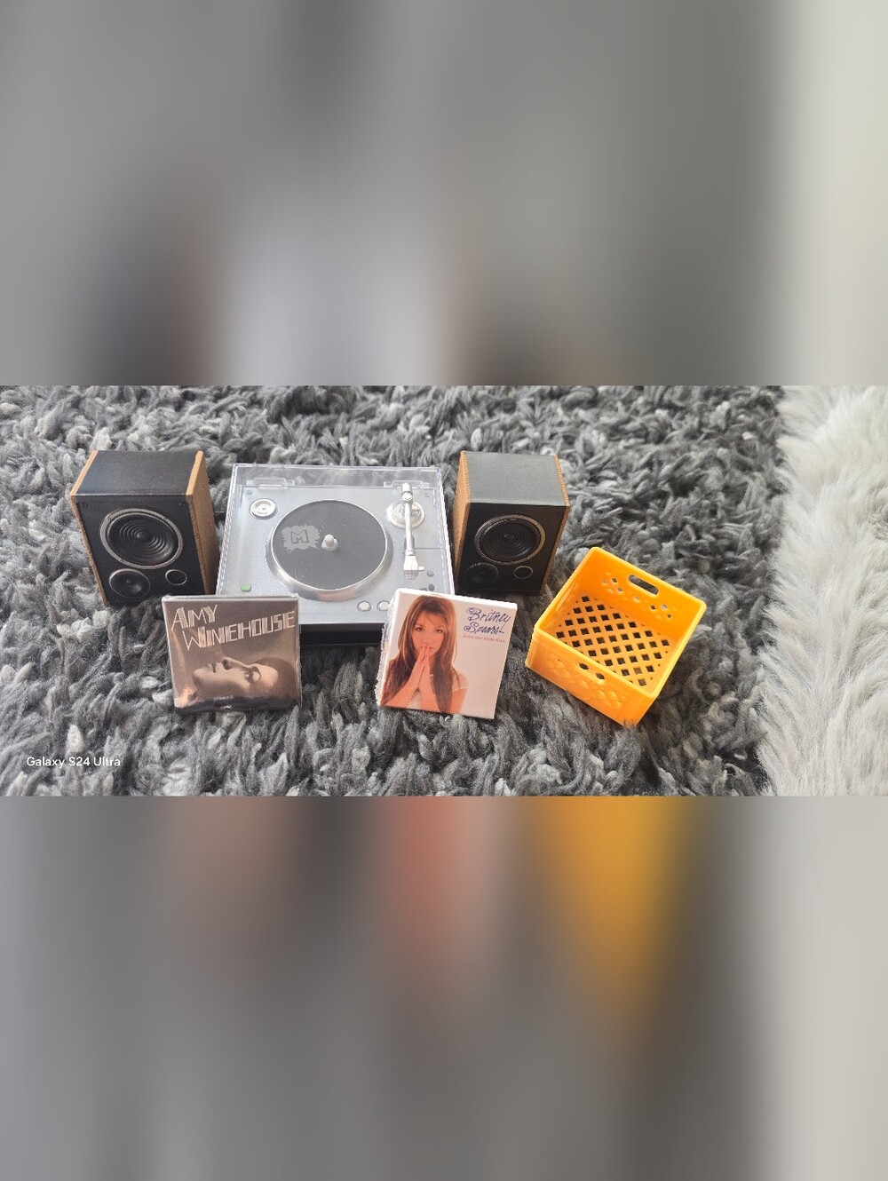 MGA's Miniverse Real Vinyl Music Record Player Bundle.